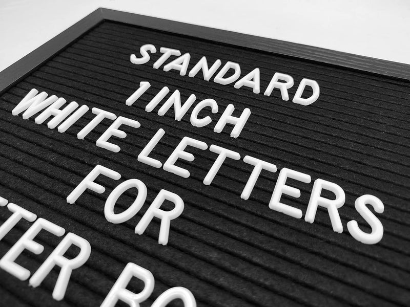 G GAMIT Felt Letter Board Letters Set - Pre-cut 378pcs Standard 1inch White Letters Only (No Board Included) - Image 3